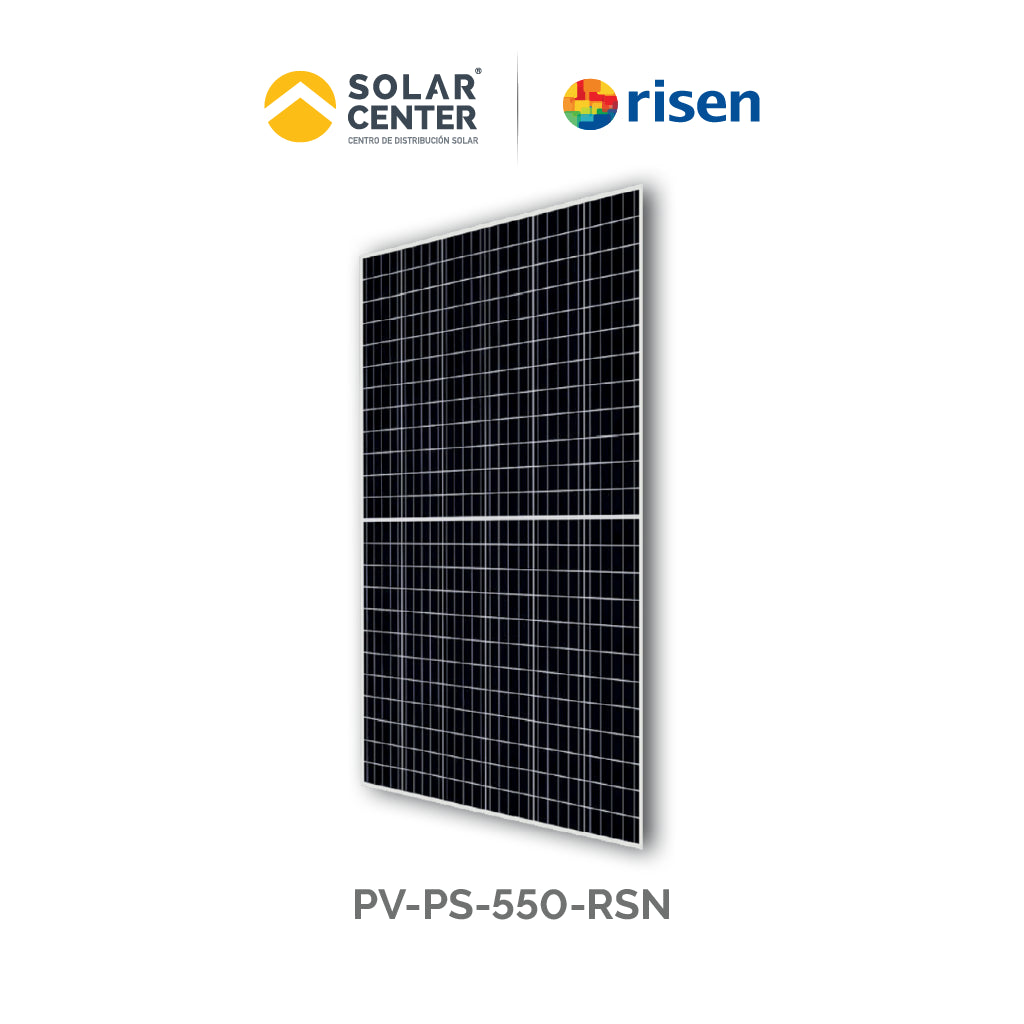 PAN SOL RISEN MONOPERC HALFCELL 550W