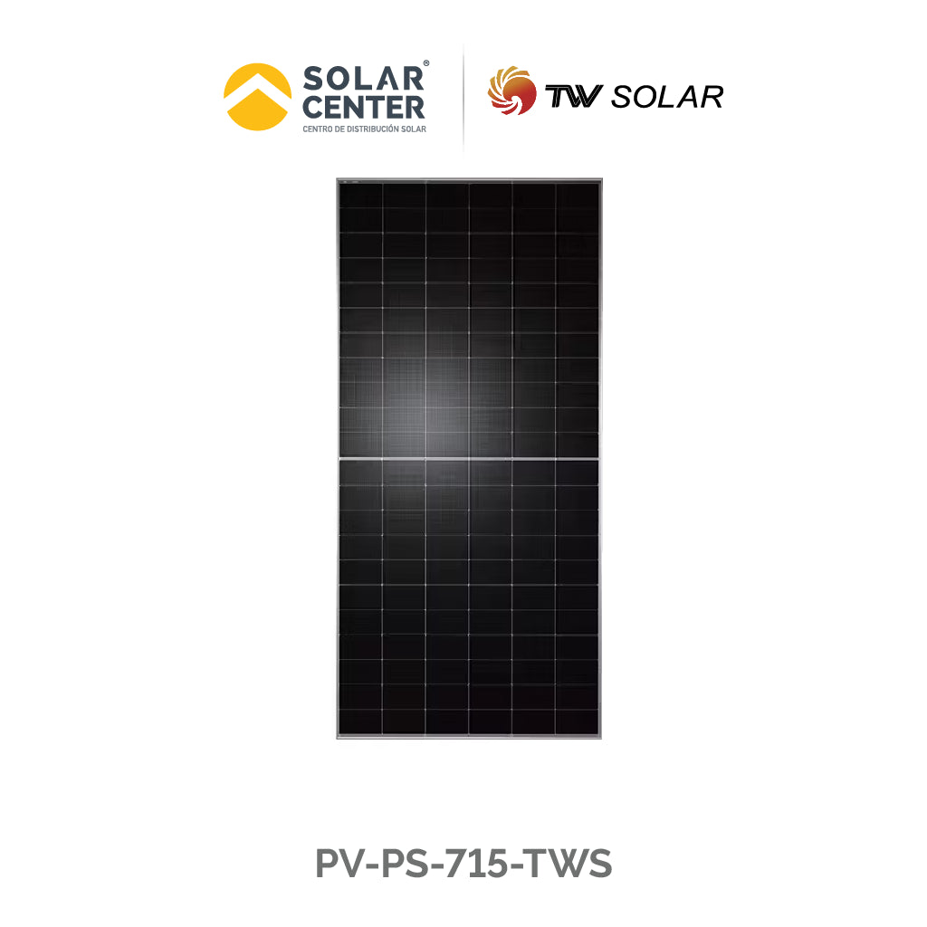 PAN SOL TWSOLAR MONO HALFCELL 715W N TYPE CL