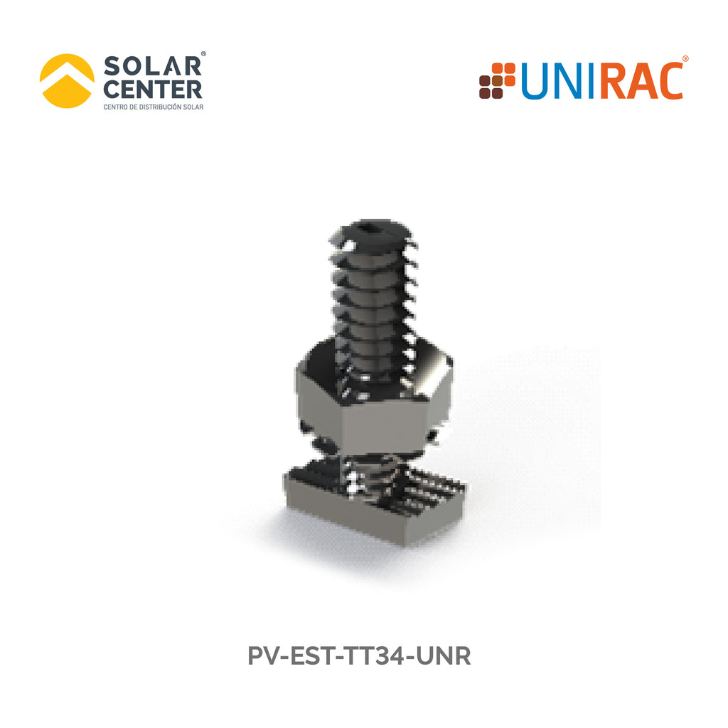 EST UNR TORNILLO  T  C/TUERCA 3/8  x 3/4