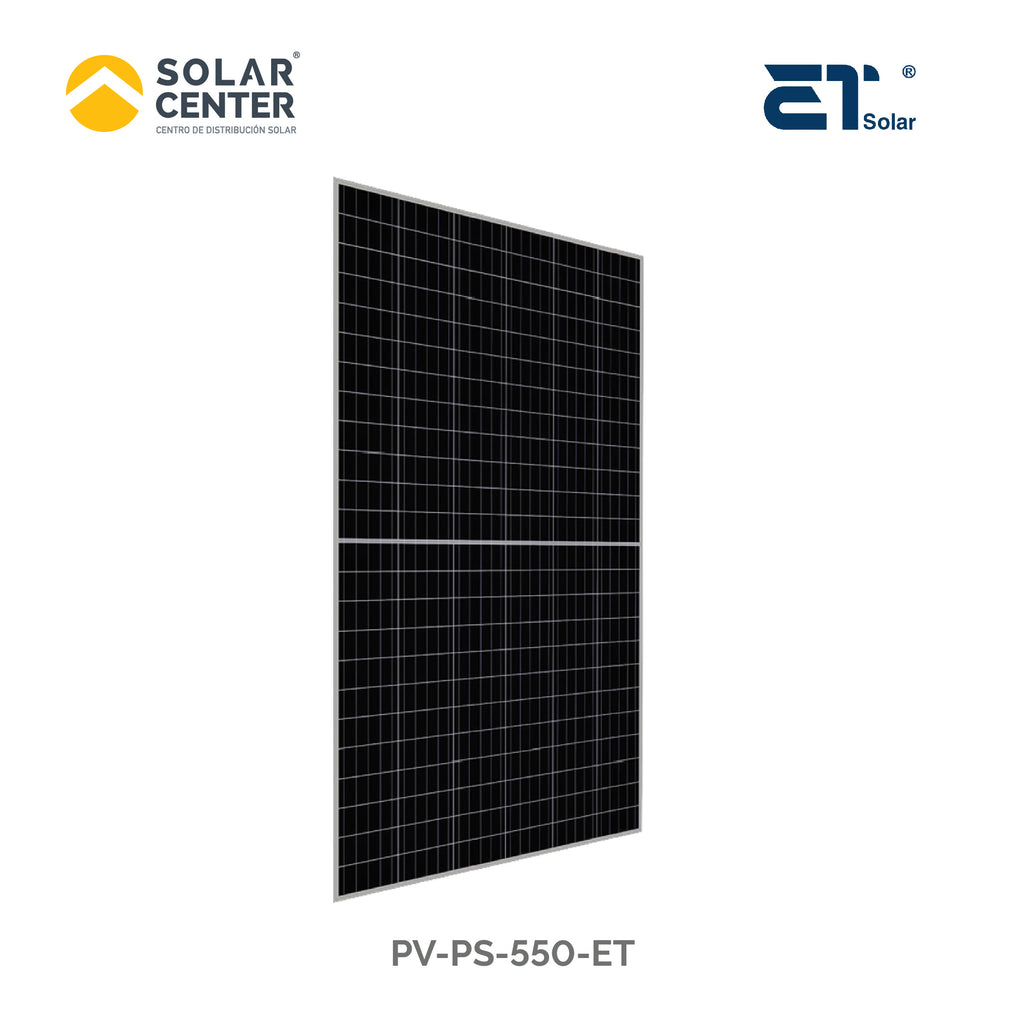 PANEL SOLAR ET MONOPERC HALFCELL 550W