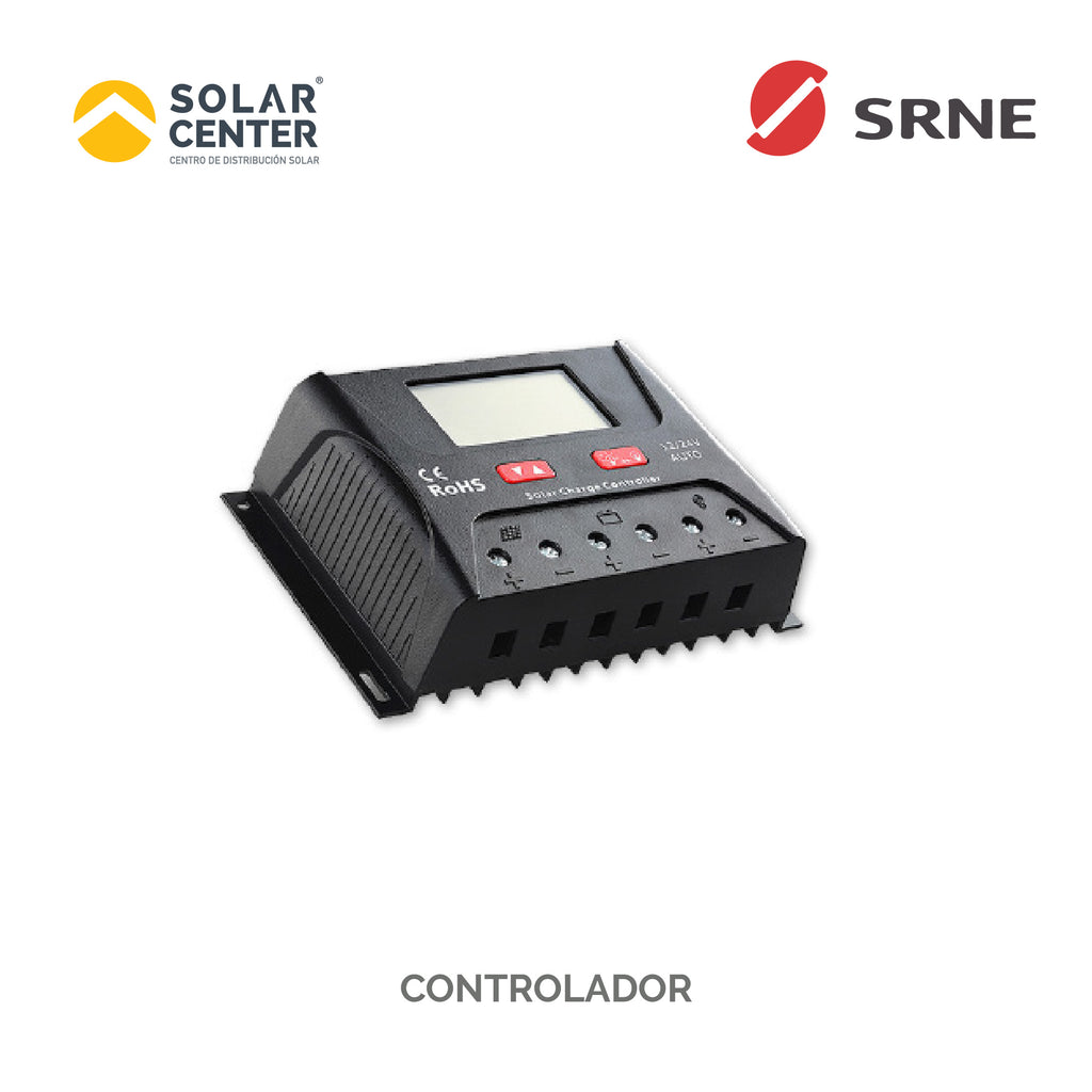 CONTROLADOR SRNE PMW 20A 12/24V